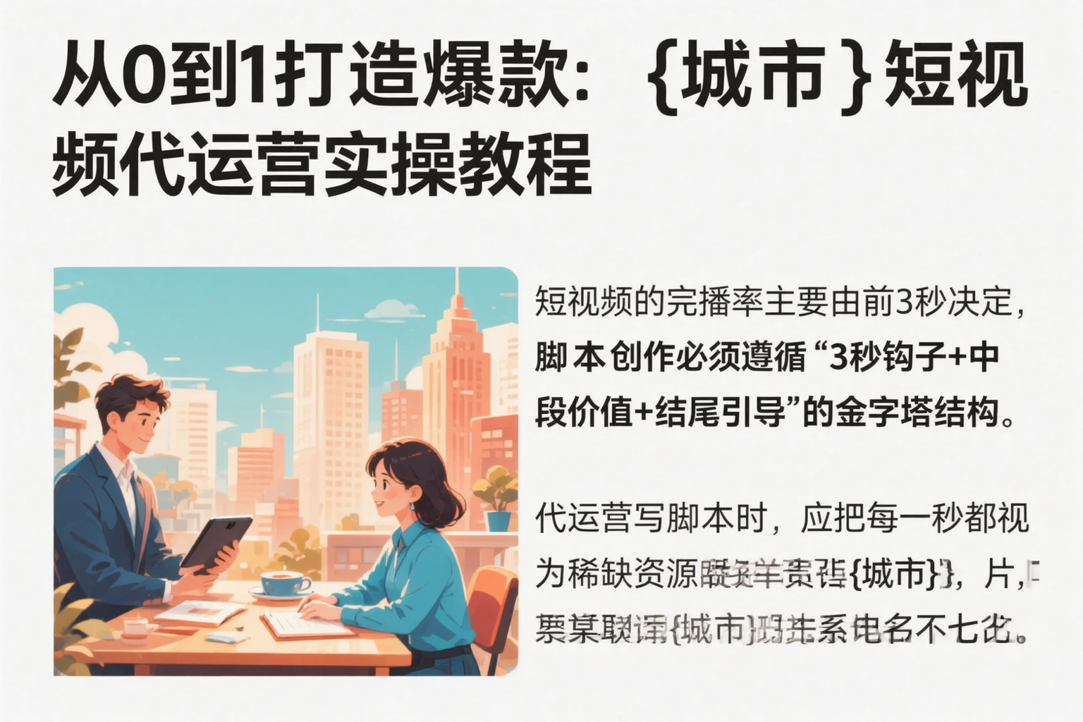 从0到1打造爆款:日照短视频代运营实操教程
