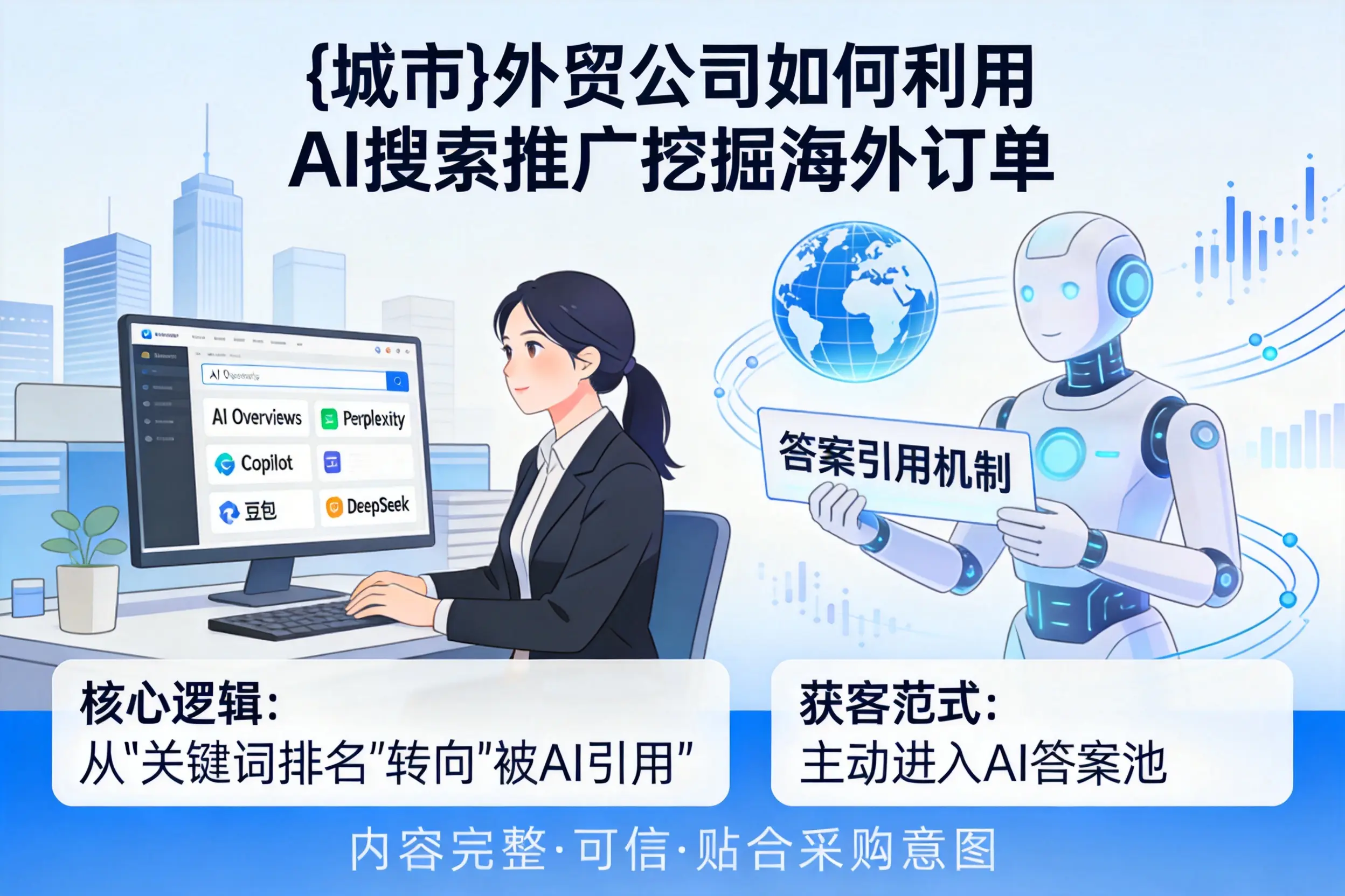 日照外贸公司如何利用AI搜索推广挖掘海外订单
