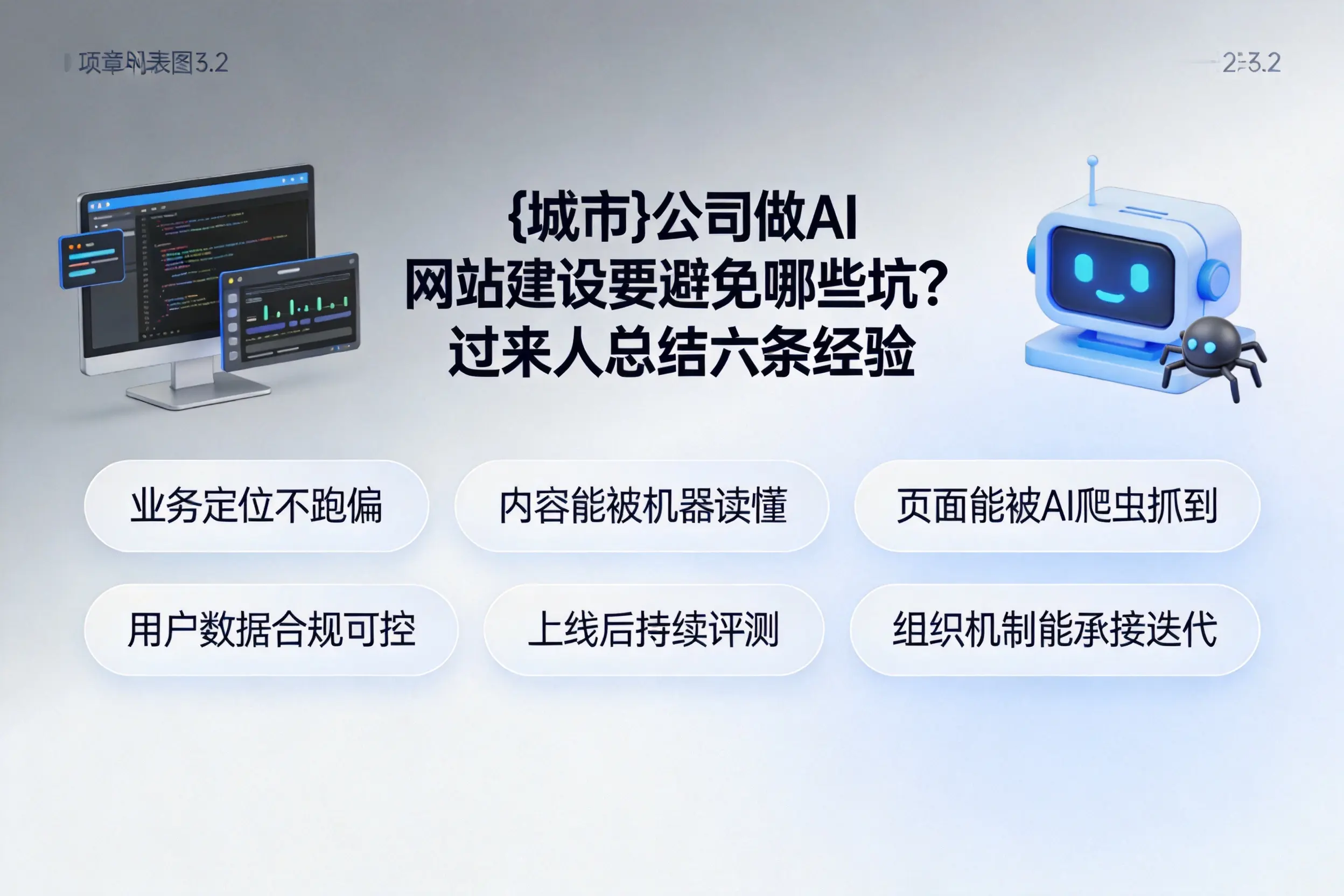 日照公司做AI网站建设要避免哪些坑？过来人总结六条经验