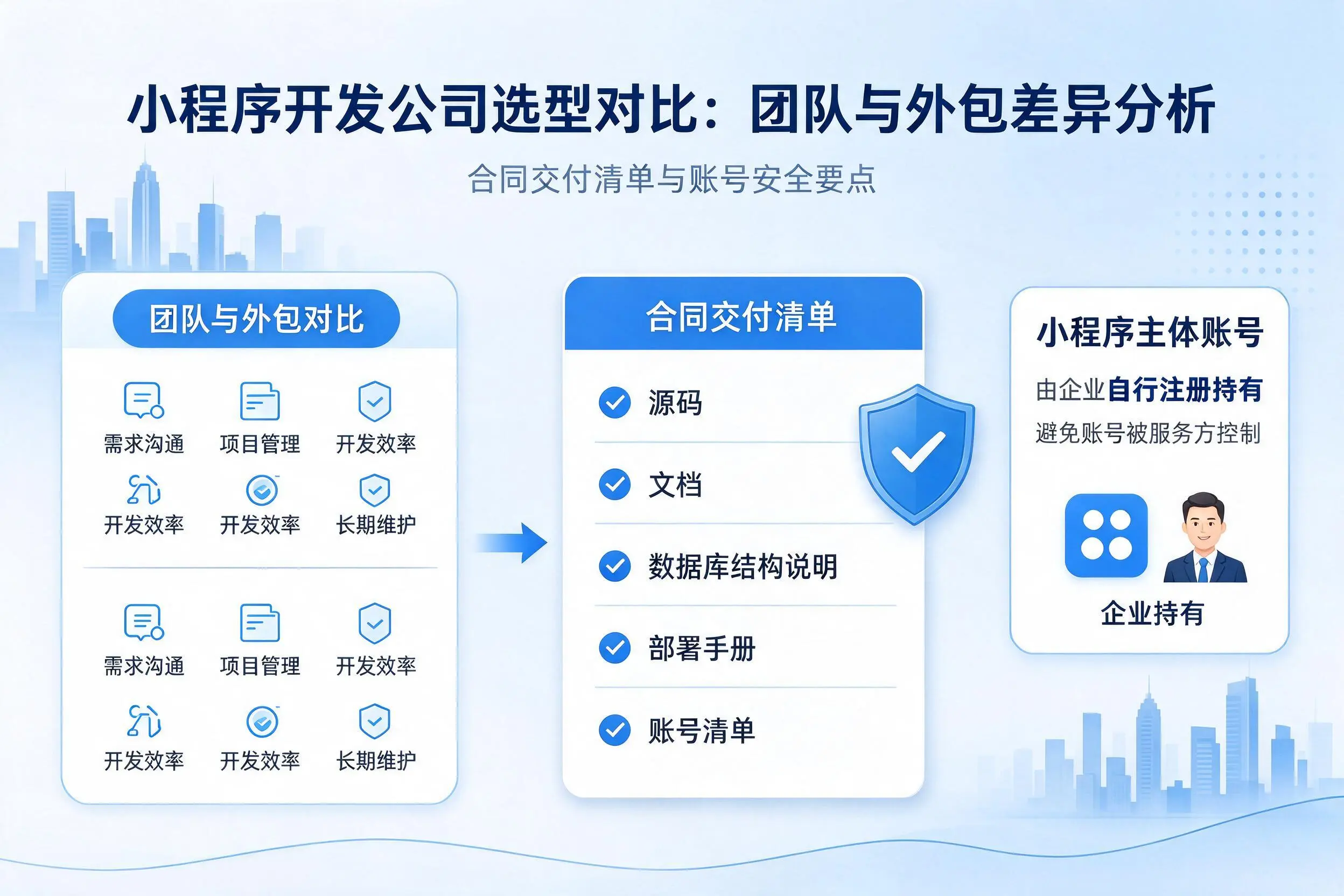 日照小程序开发公司选型对比：团队与外包差异分析