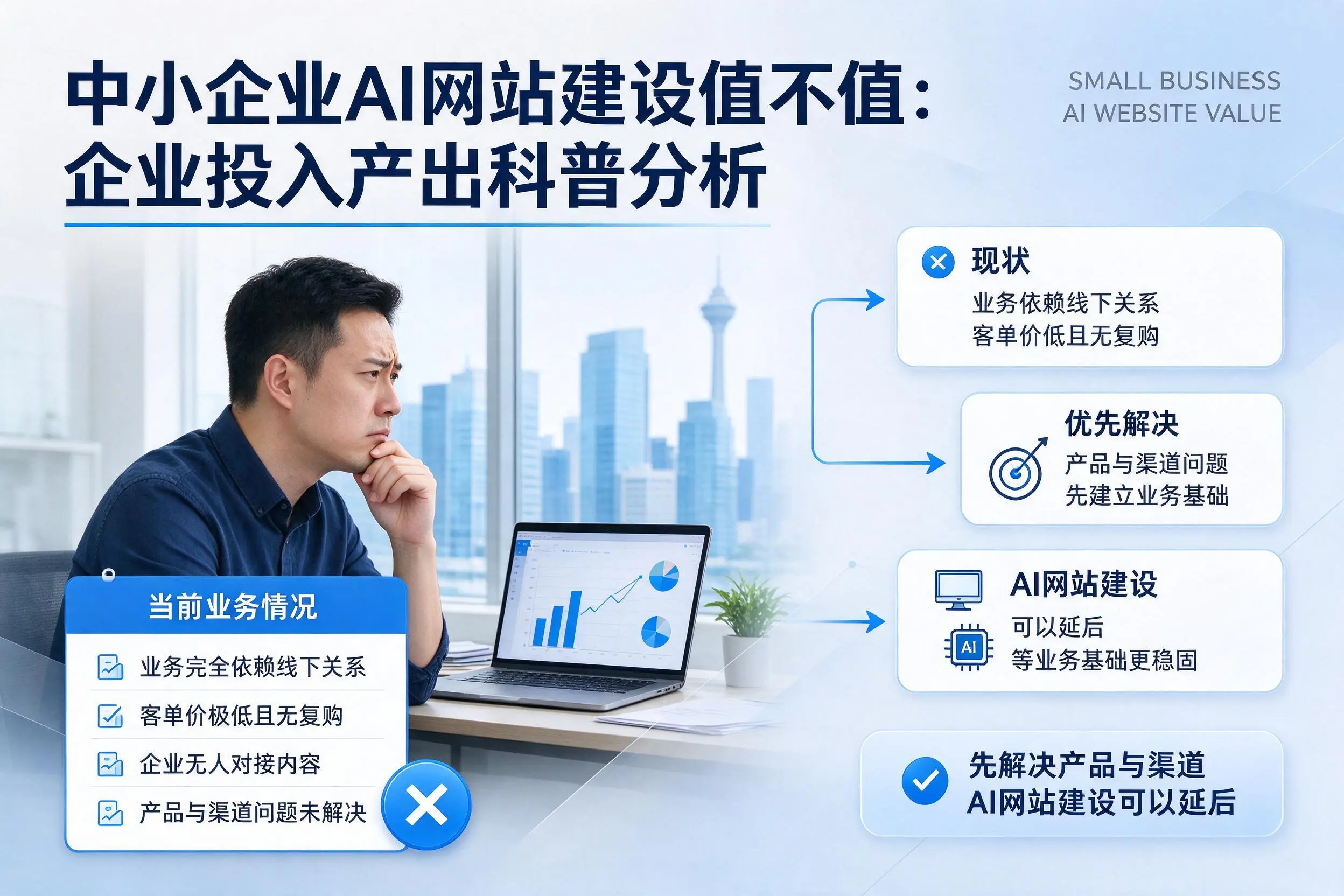 中小企业AI网站建设值不值:日照企业投入产出科普分析
