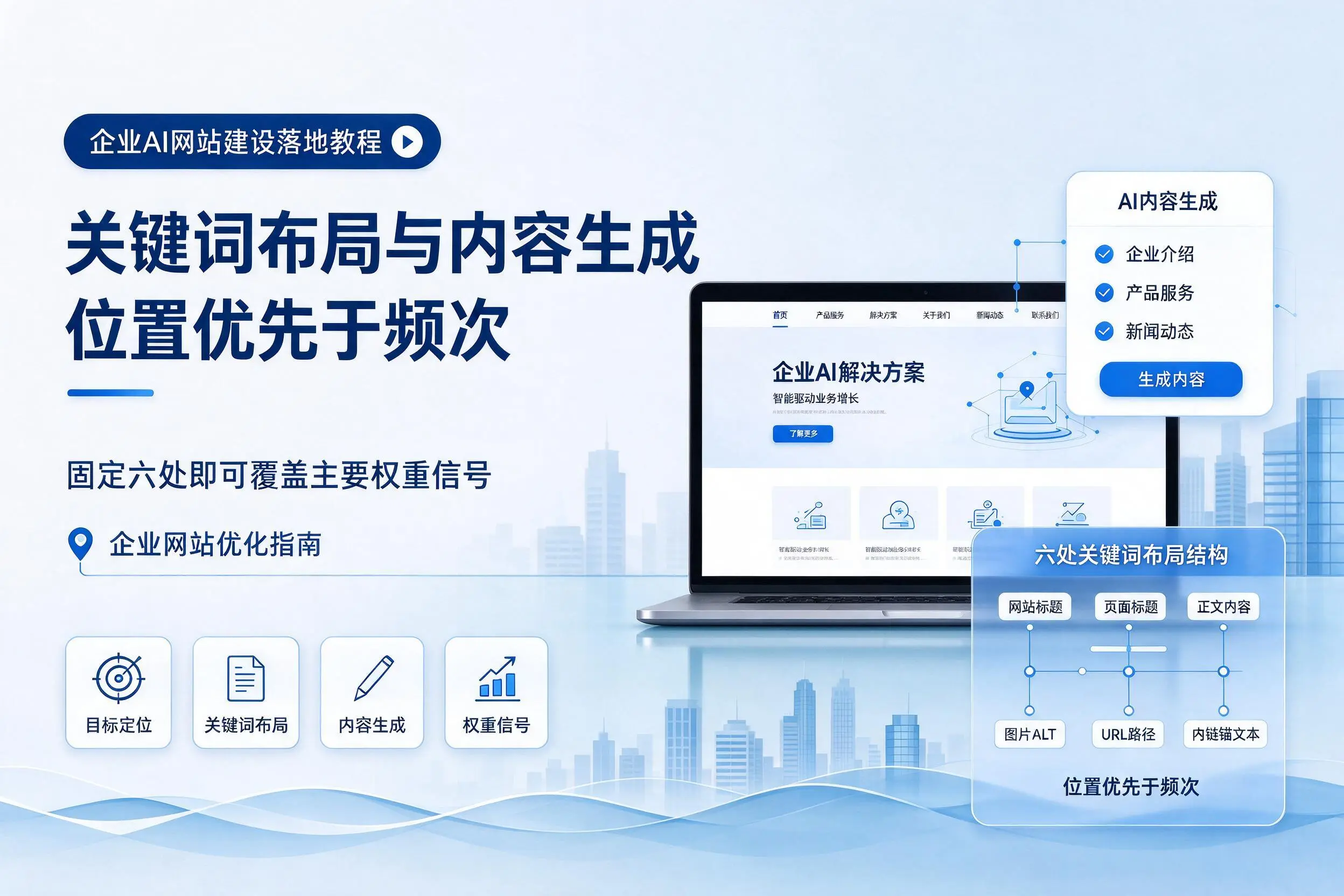 日照企业AI网站建设落地教程:关键词布局与内容生成